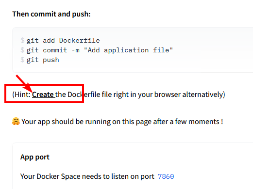 Create Dockerfile